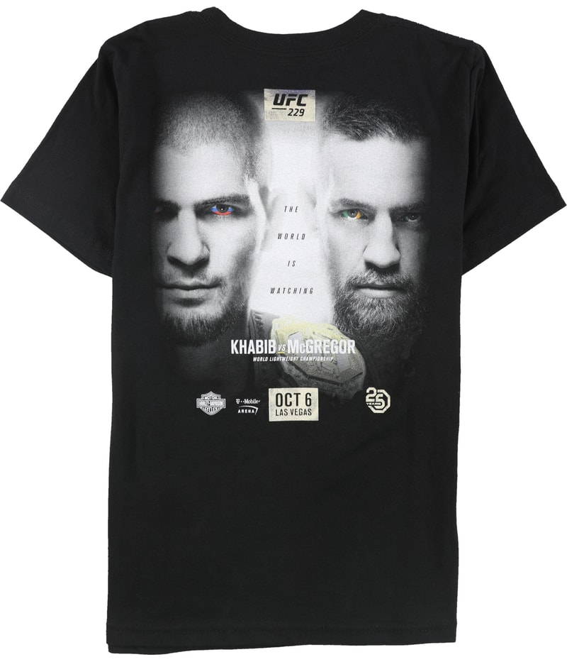 UFC Boys 229 Khabib Vs McGregor Graphic T-Shirt in Black, image 2 of 2