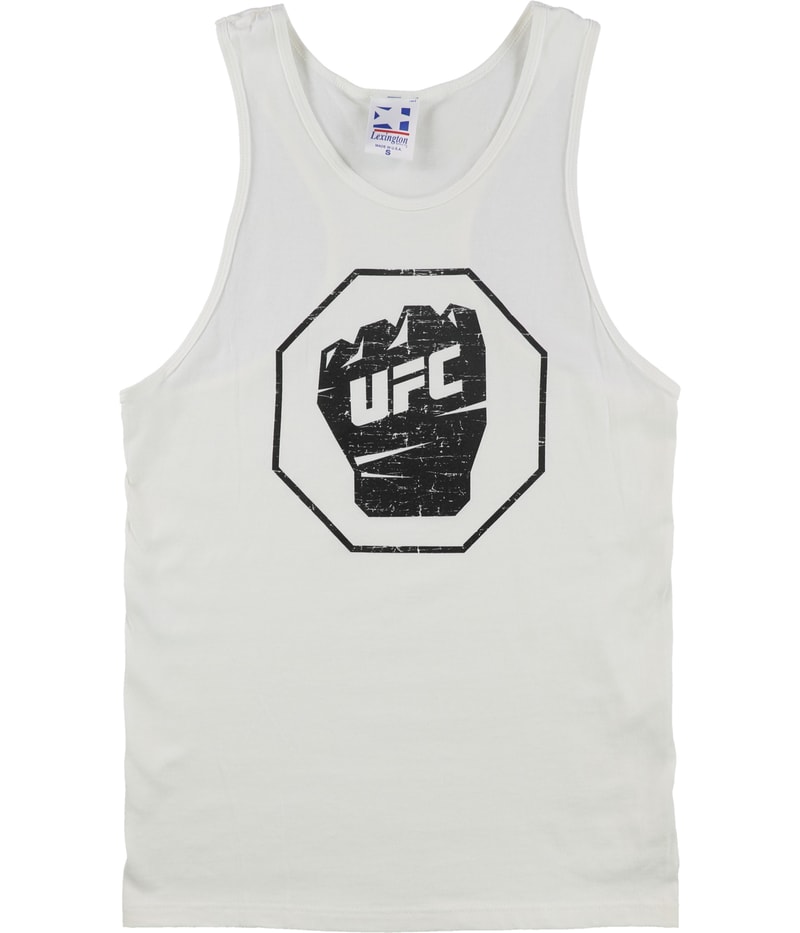 UFC Mens Distressed Fist Muscle Tank Top
