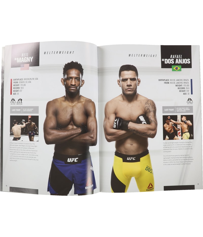 UFC Unisex 215 Johnson vs Borg Official Program