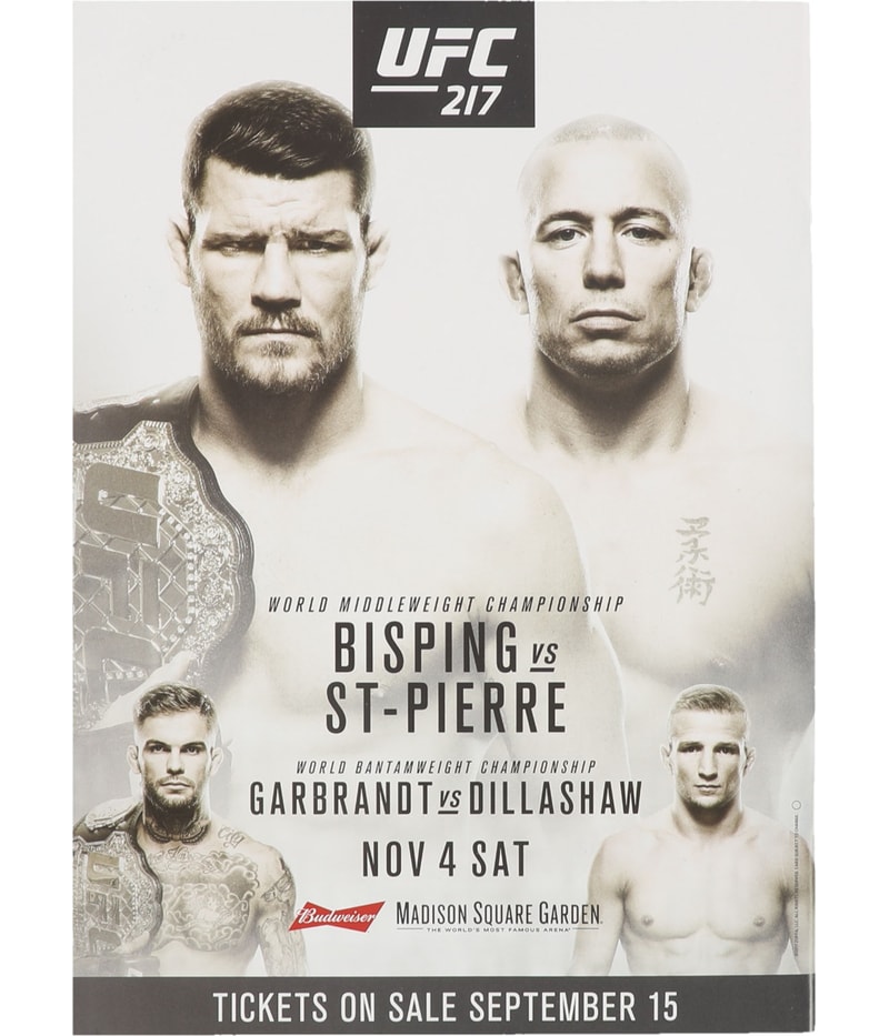 UFC Unisex 215 Johnson vs Borg Official Program