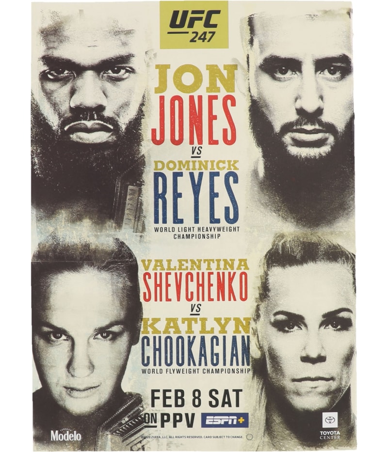 UFC Unisex 246 McGregor vs Cowboy Official Program