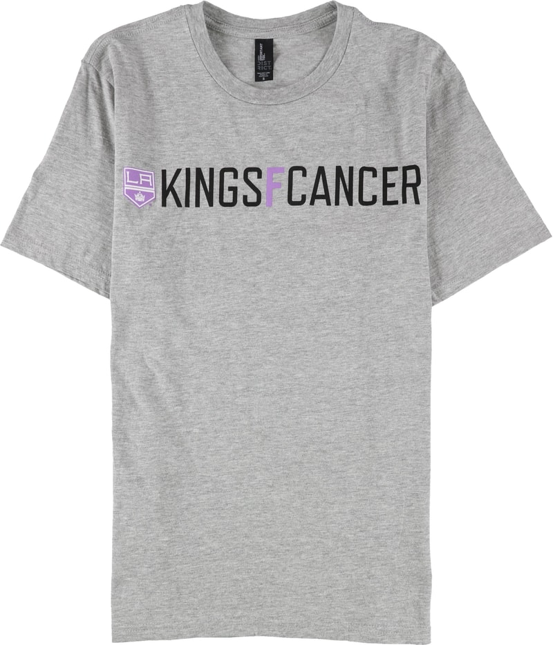 District Mens Los Angeles Kings Cancer Graphic T-Shirt
