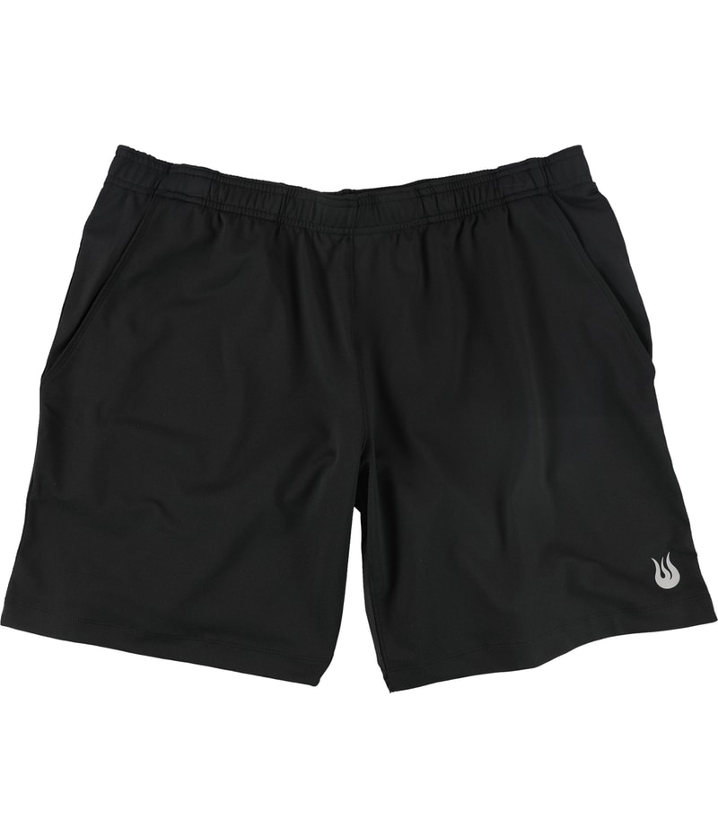 SOLFIRE Mens Solid Athletic Workout Shorts