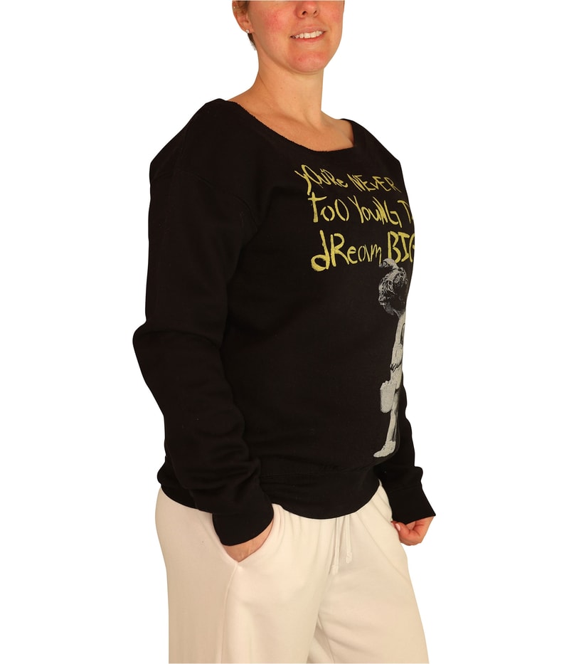 Elevenparis Womens Never Too Young Sweatshirt