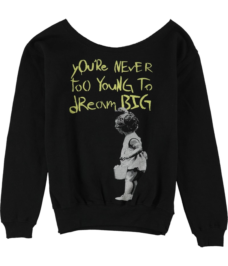 Elevenparis Womens Never Too Young Sweatshirt