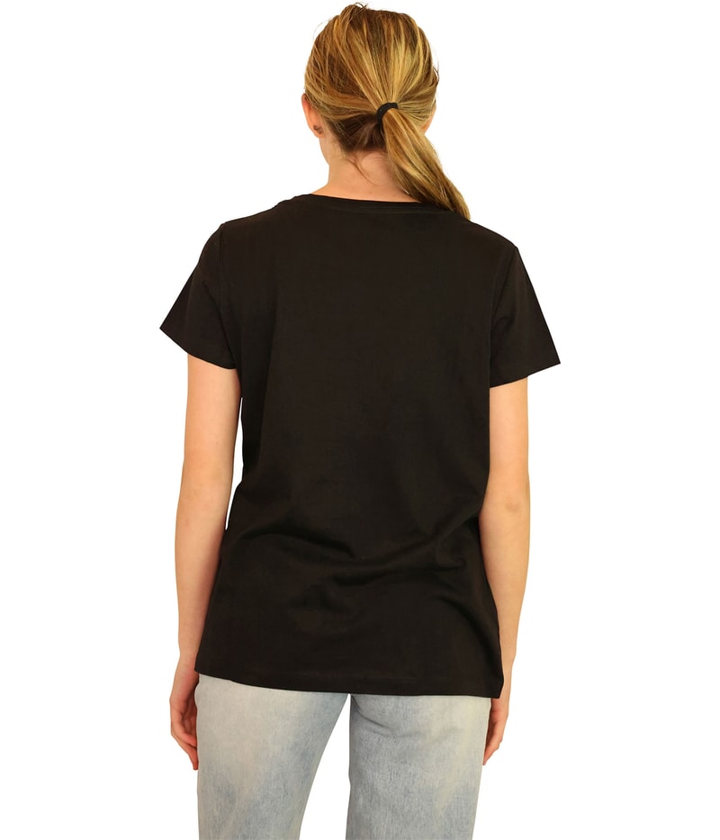 Elevenparis Womens Red Heart Balloon Graphic T-Shirt