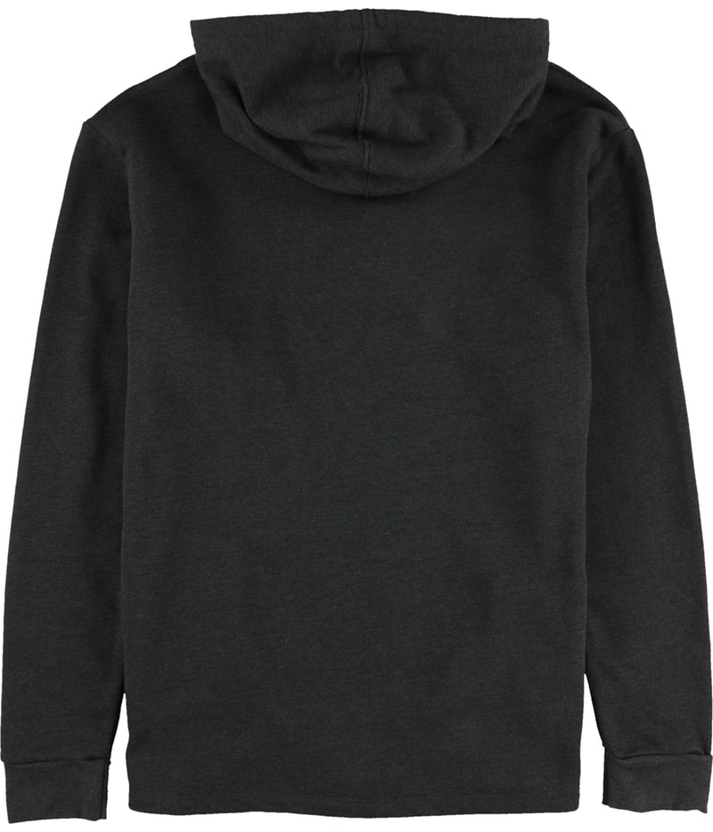 Next Level Mens The Rugby Weekend Hoodie Sweatshirt in Charcoal, image 2 of 2