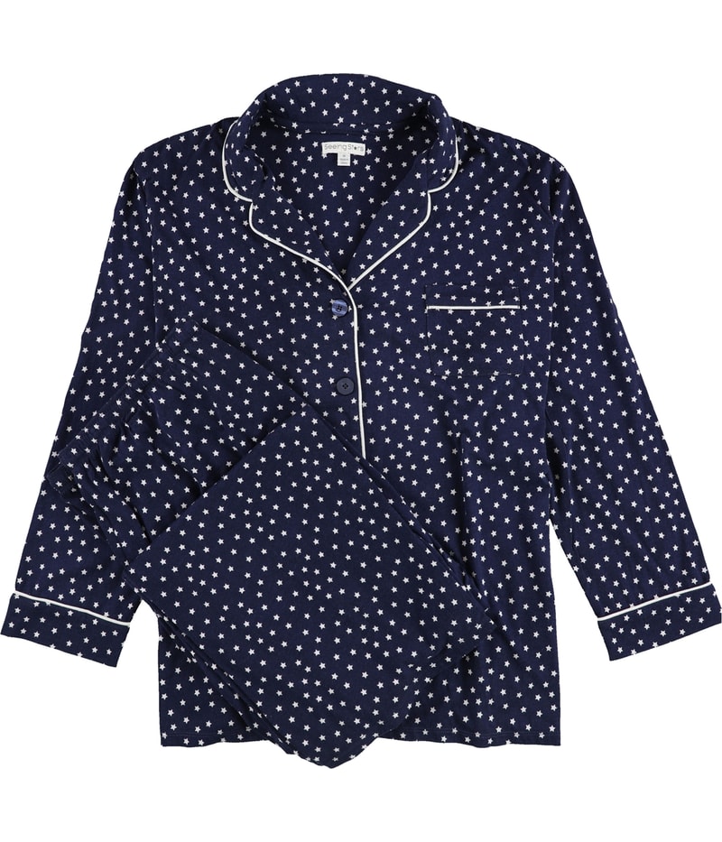 Seeing Stars Womens 2 Pc Star Print Pajama Set