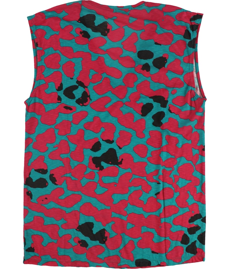 BDG Womens Printed Deep V-Neck Graphic T-Shirt