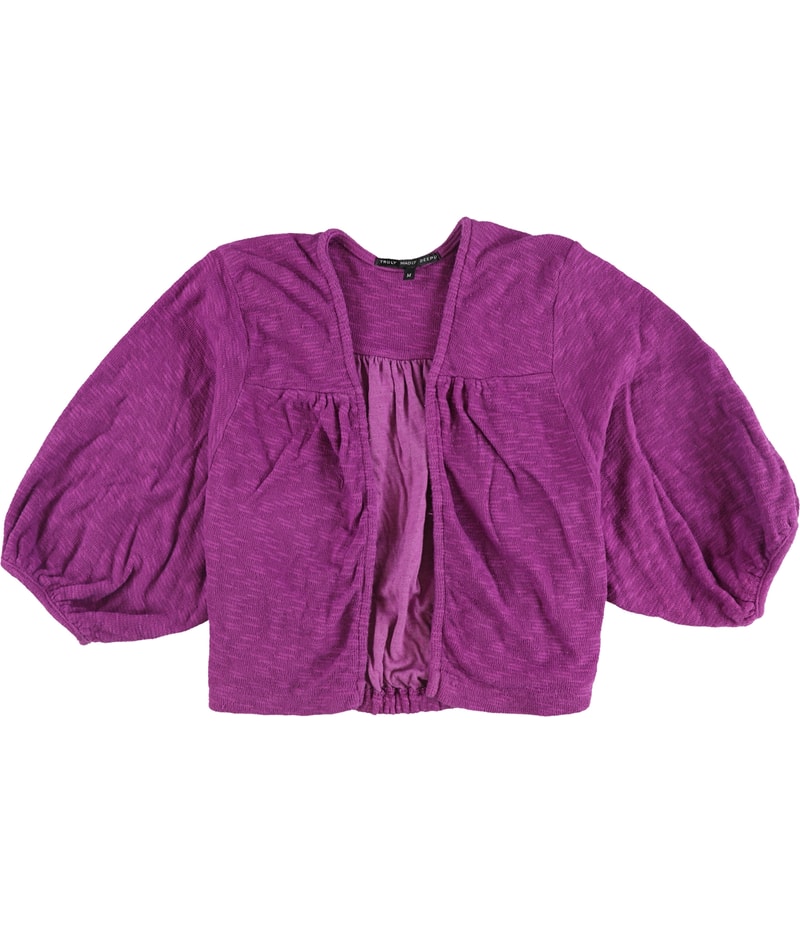 TRULY MADLY DEEPLY Womens Open Front Cardigan Sweater