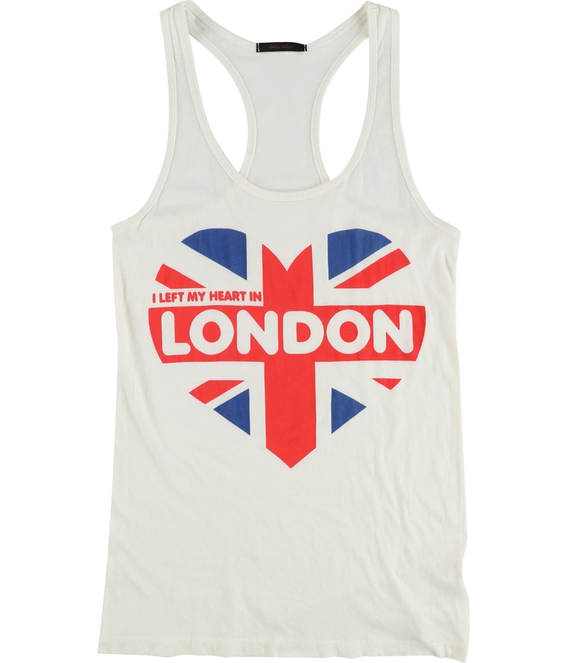 dirty violet Womens I Left My Heart In London Tank Top