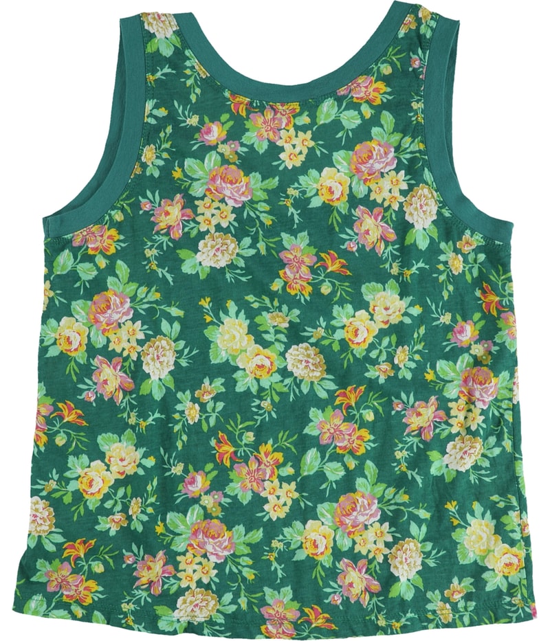 TRULY MADLY DEEPLY Womens Flowers Tank Top, view 2