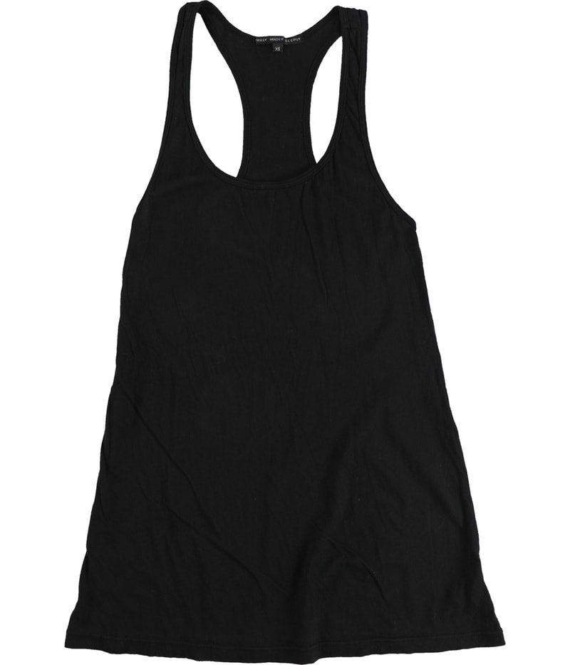 TRULY MADLY DEEPLY Womens Solid Racerback Tank Top