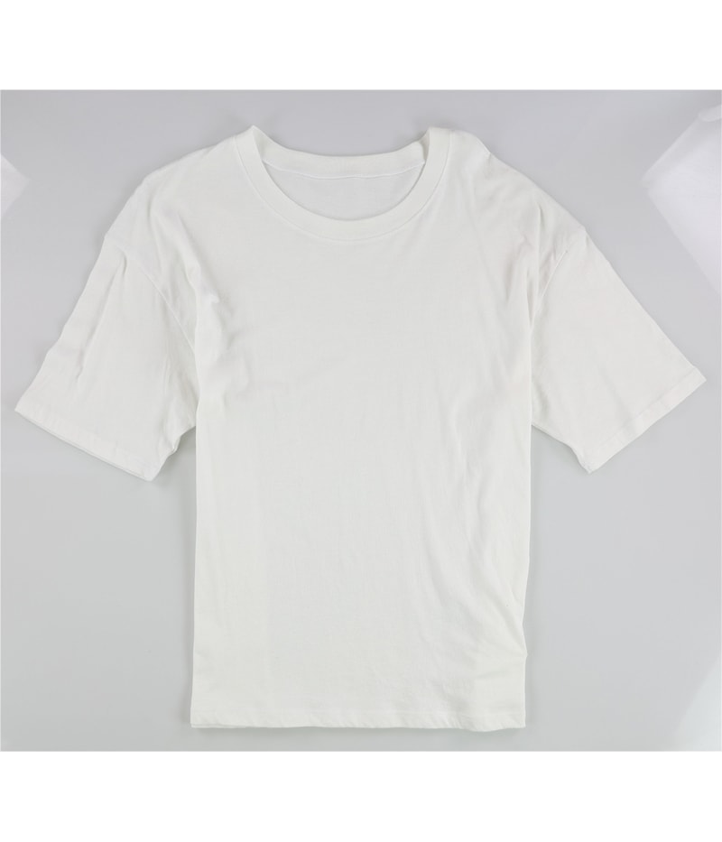 Tags Weekly Womens Solid Basic T-Shirt