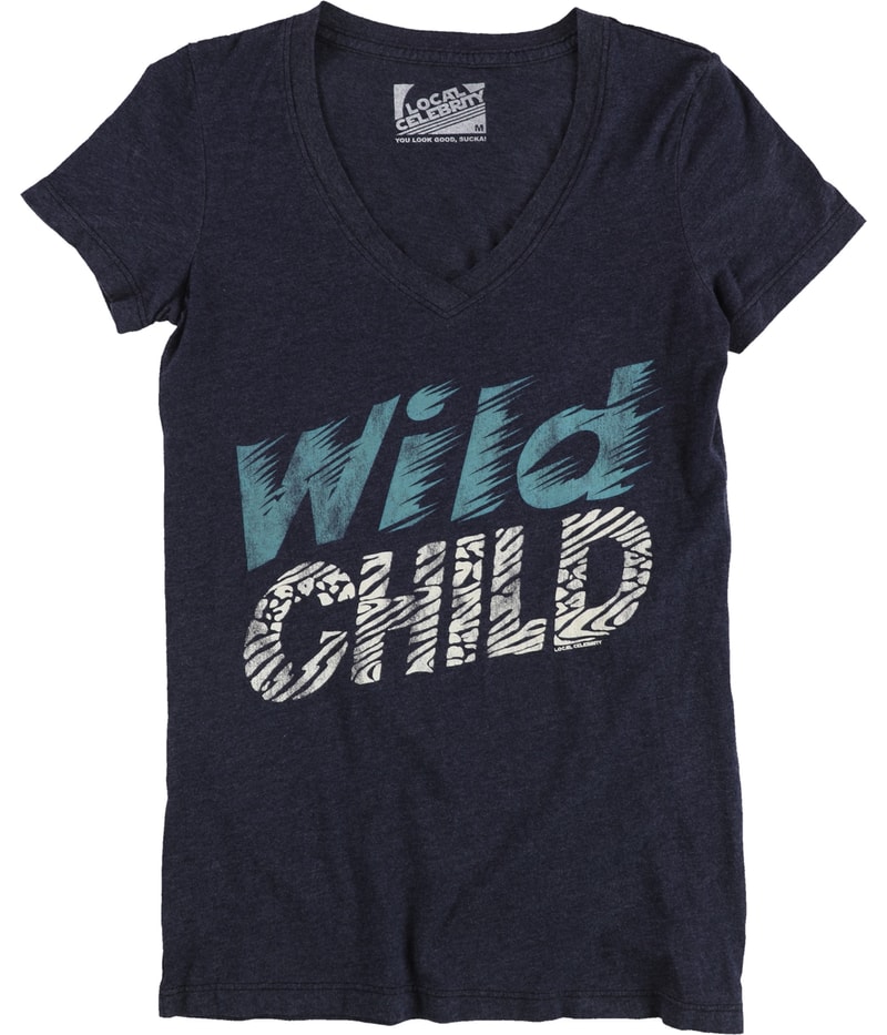Local Celebrity Womens Wild Child Graphic T-Shirt