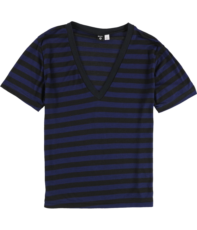 BDG Womens Striped Basic T-Shirt