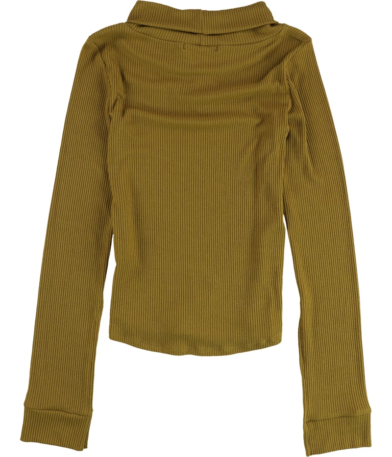 Project Social T Womens Ribbed Split Sleeve Pullover Sweater, view 2