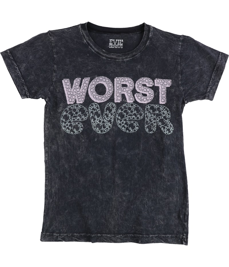 Evil Genius Girls Worst Ever Graphic T-Shirt