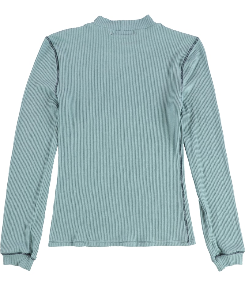 Project Social T Womens Ribbed Mock Neck Pullover Sweater, view 2
