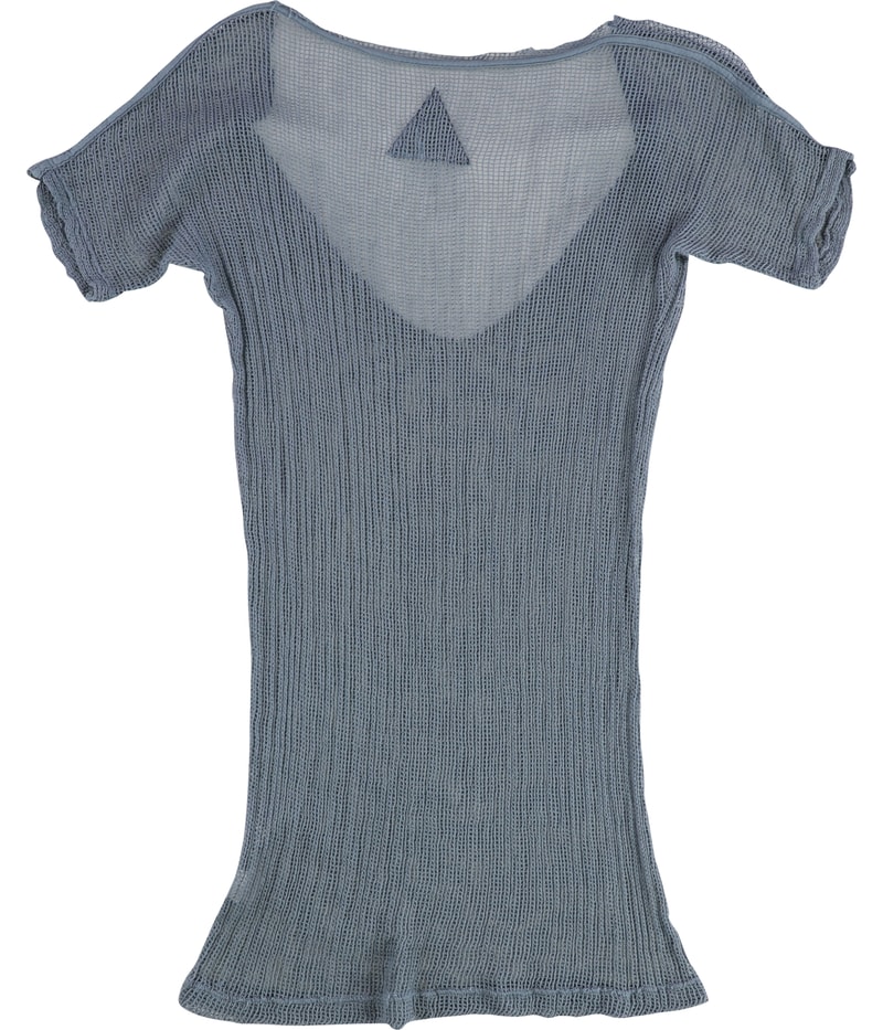 Seneca Rising Womens Mesh Raw Edge Embellished T-Shirt, view 2