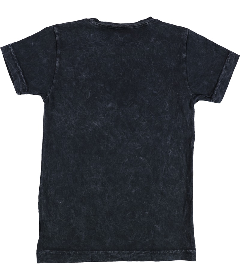 Evil Genius Boys Acid Wash Bees & Skulls Graphic T-Shirt