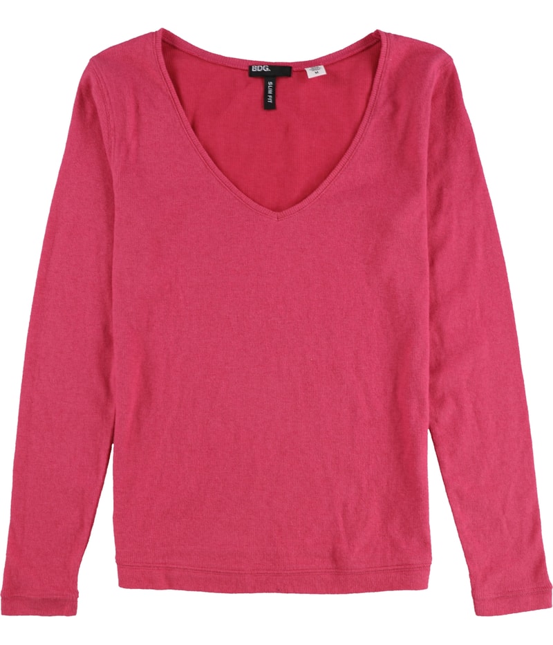 BDG Womens Slim Fit Thermal Pullover Sweater