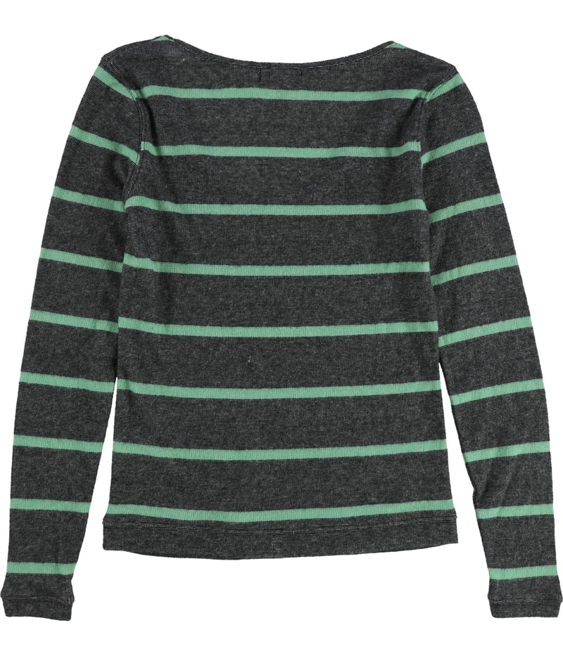 BDG Womens Striped Slim Fit Thermal Graphic T-Shirt