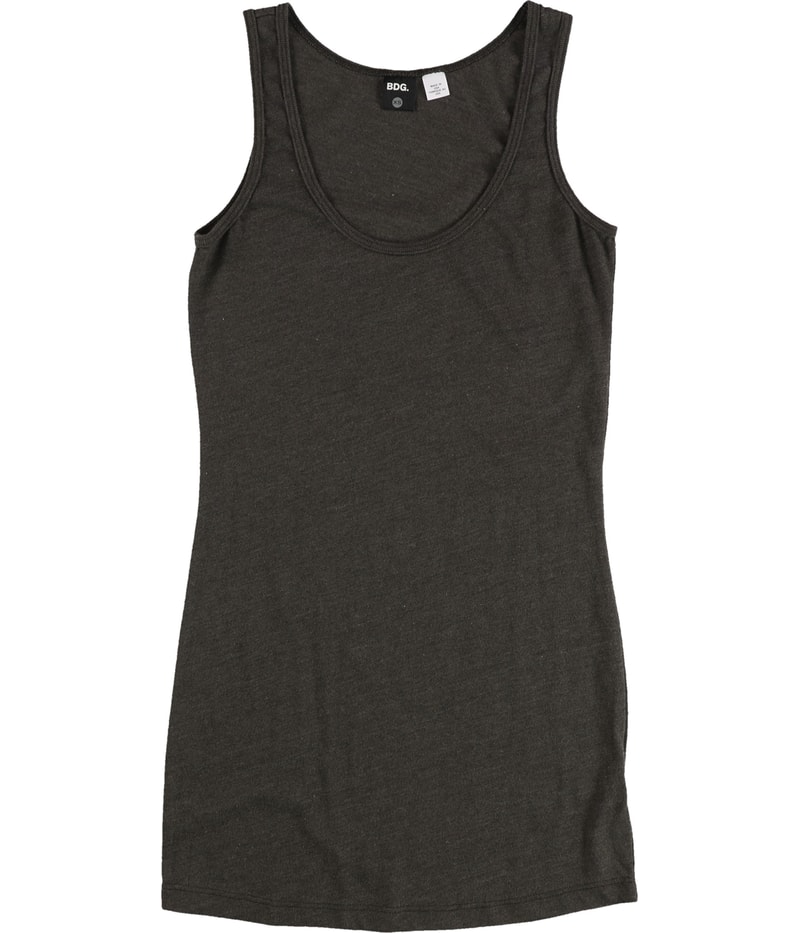 BDG Womens Heathered Scoop Neck Tank Top