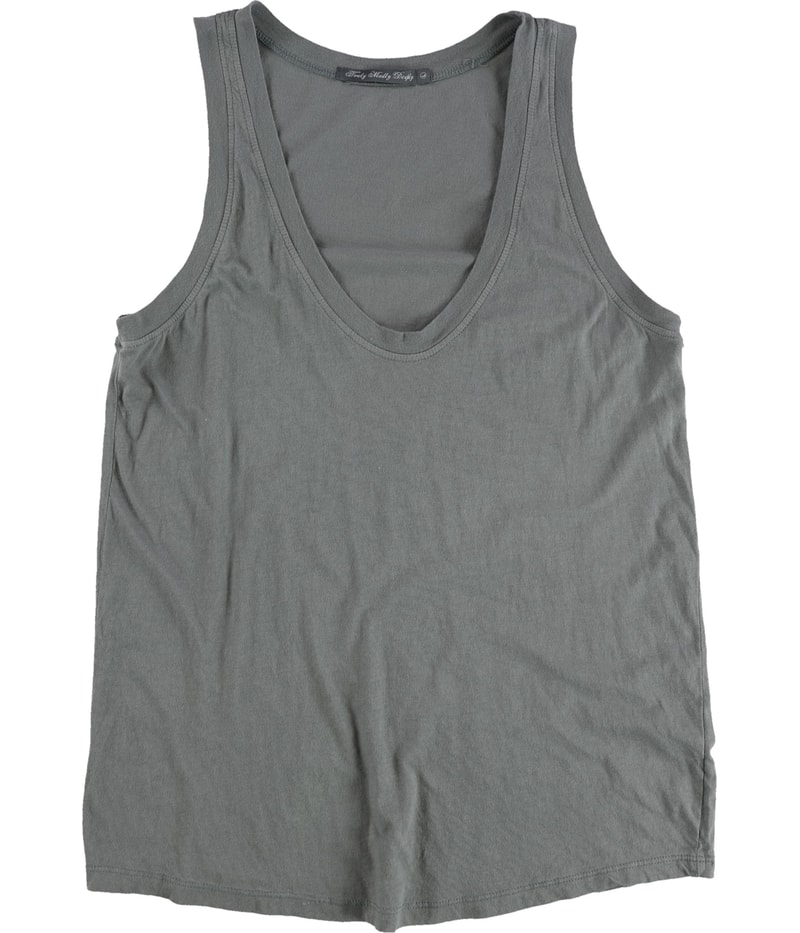 TRULY MADLY DEEPLY Womens Scoop Neck Tank Top