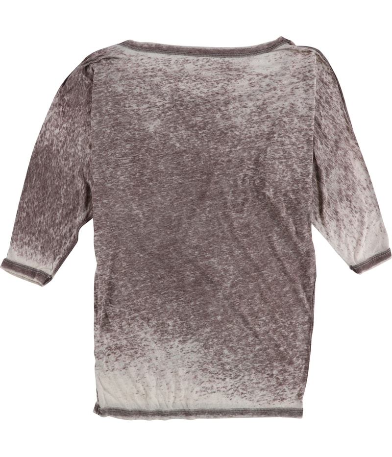 Tags Weekly Womens Burnout Batwing Sleeve Basic T-Shirt