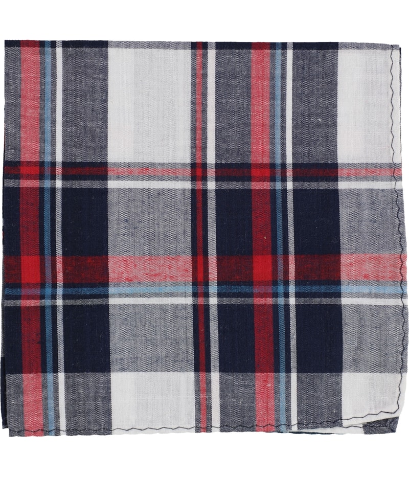 Tags Weekly Mens Plaid Pocket Square