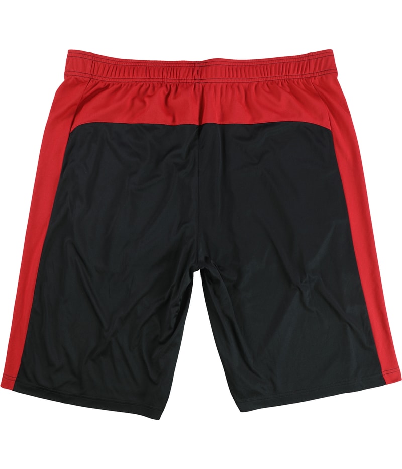 Reebok Mens Color Block Drawstring Athletic Workout Shorts