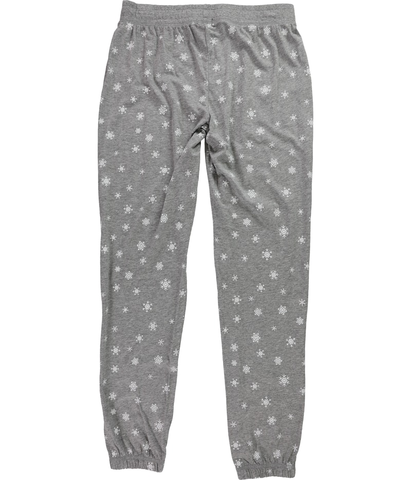 Cozy Zoe Womens Snowflakes Pajama Jogger Pants