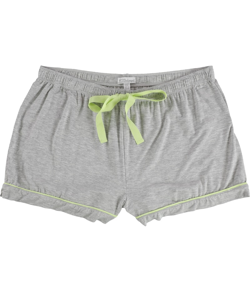 P.J. Salvage Womens Two Tone With Piping Pajama Shorts