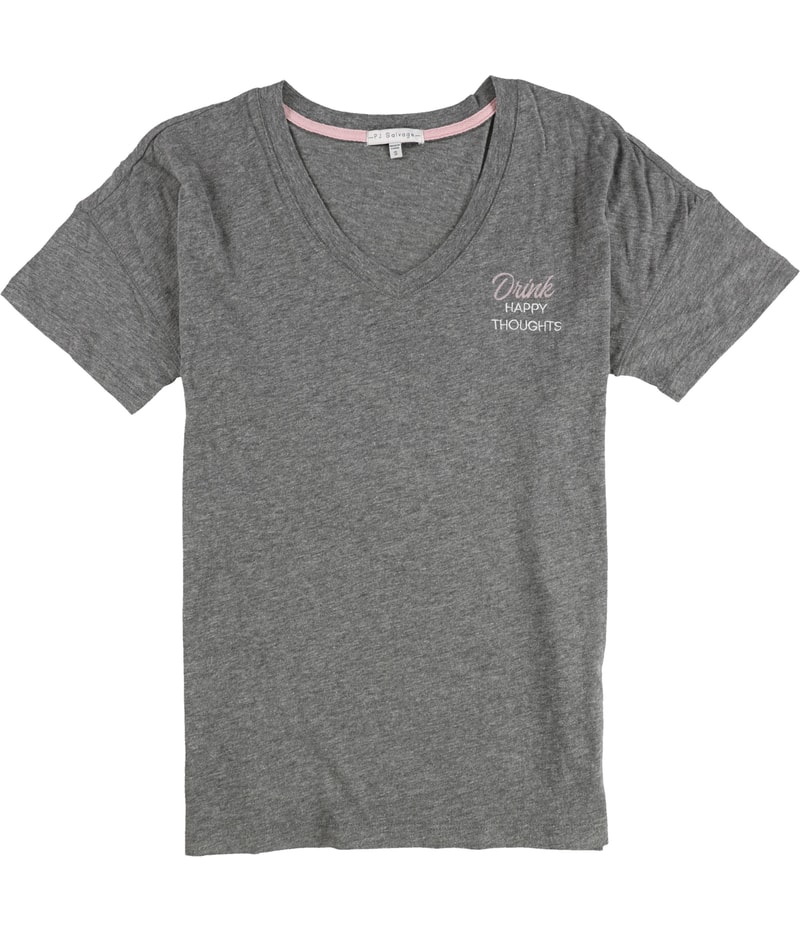 P.J. Salvage Womens Drink Happy Thoughts Pajama Sleep T-shirt