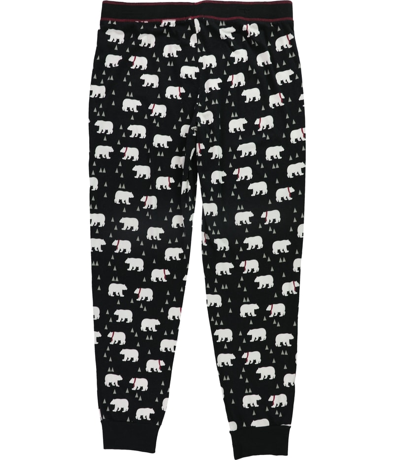P.J. Salvage Womens Polar Bears & Trees Pajama Jogger Pants, view 2
