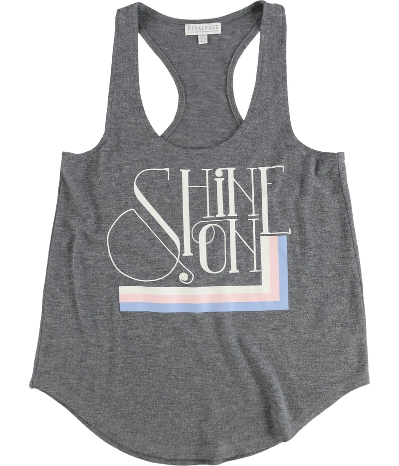 P.J. Salvage Womens Shine On Racerback Pajama Sleep Tank Top