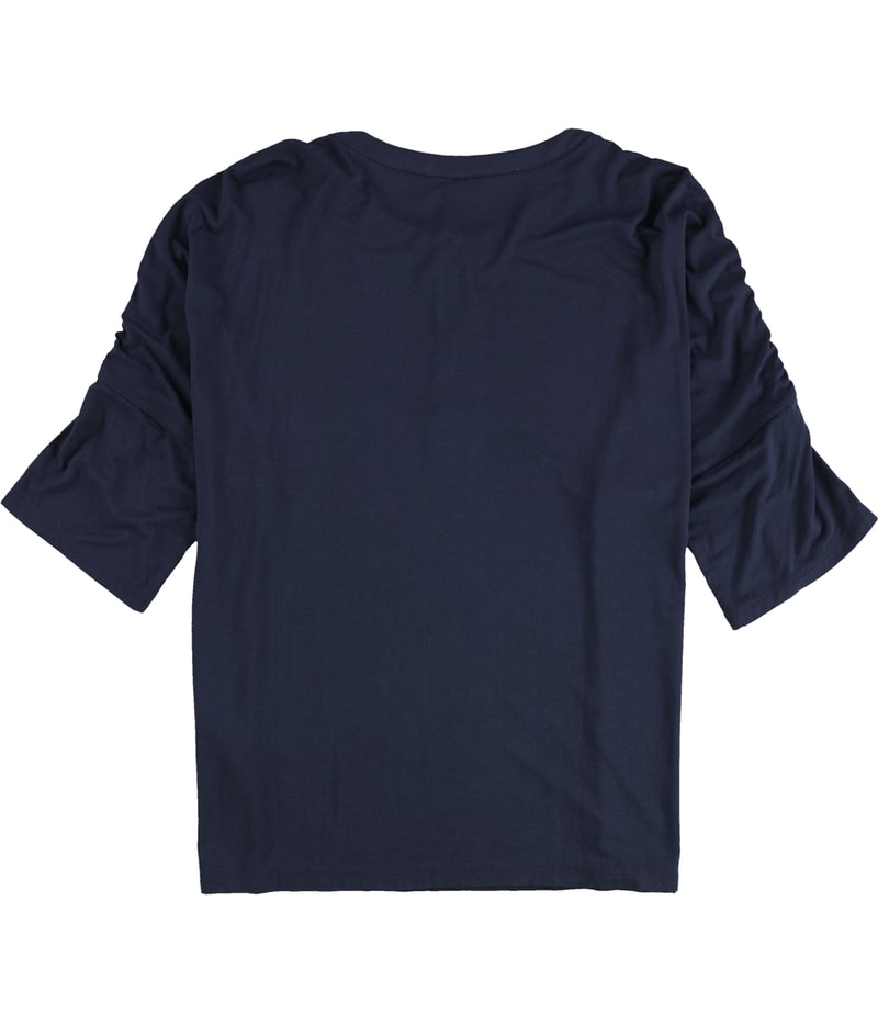 KappAhl Womens Quarter Zip Ruched Shell Blouse