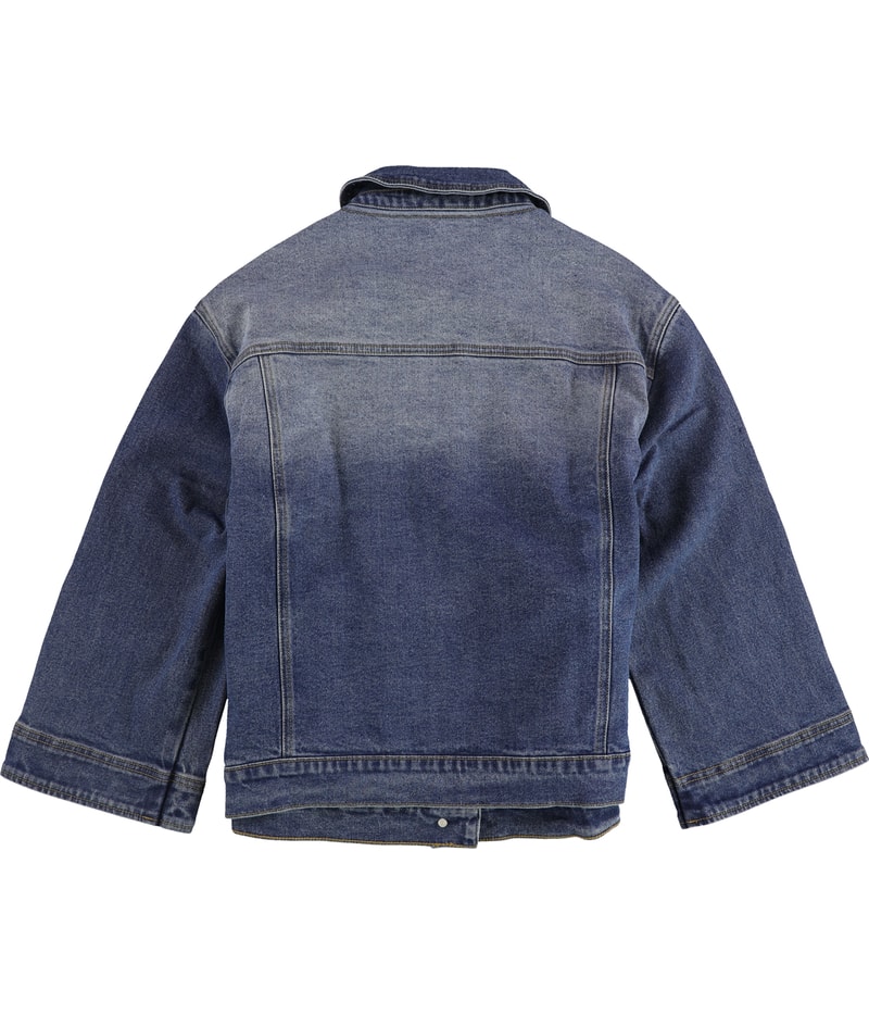 WynneDenim Womens Contrast Stitch Jean Jacket