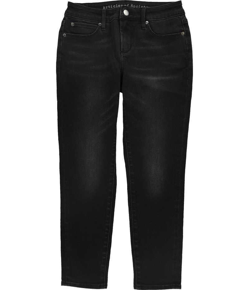 Articles of Society Womens Denim Regular Straight Leg Jeans