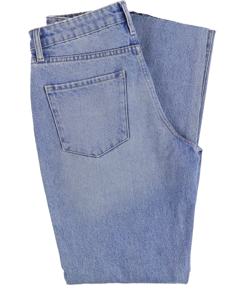Articles of Society Womens Raw Hem Regular Straight Leg Jeans
