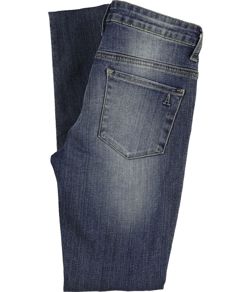 Articles of Society Womens Distressed Regular Straight Leg Jeans