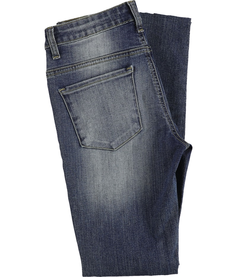 Articles of Society Womens Distressed Regular Straight Leg Jeans
