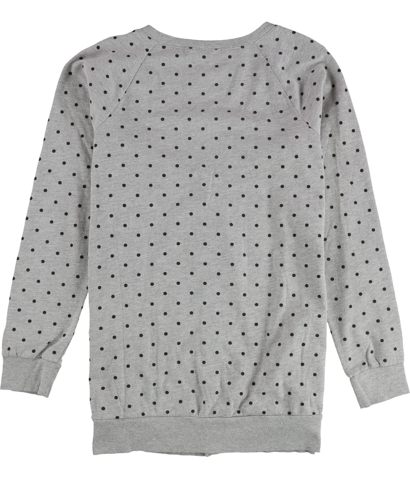 TRULY MADLY DEEPLY Womens Polka Dot Cardigan Sweater