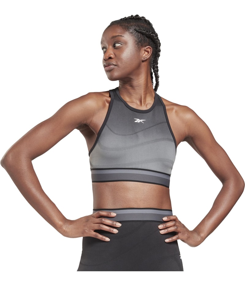 Reebok Womens United By Fitness Seamless Sports Bra