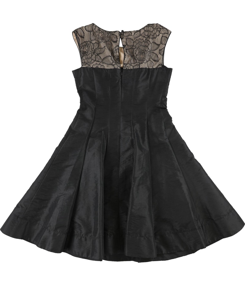 LONDON TIMES Womens Lace Floral A-line Dress, view 2