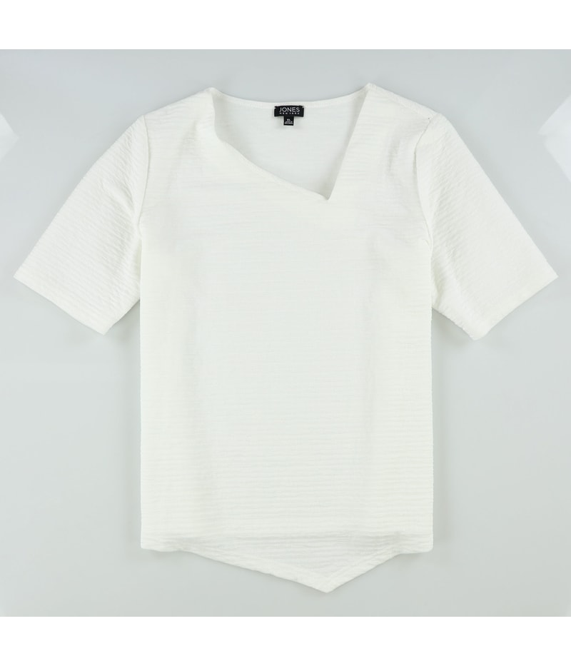 Jones New York Womens Textured Knit Blouse