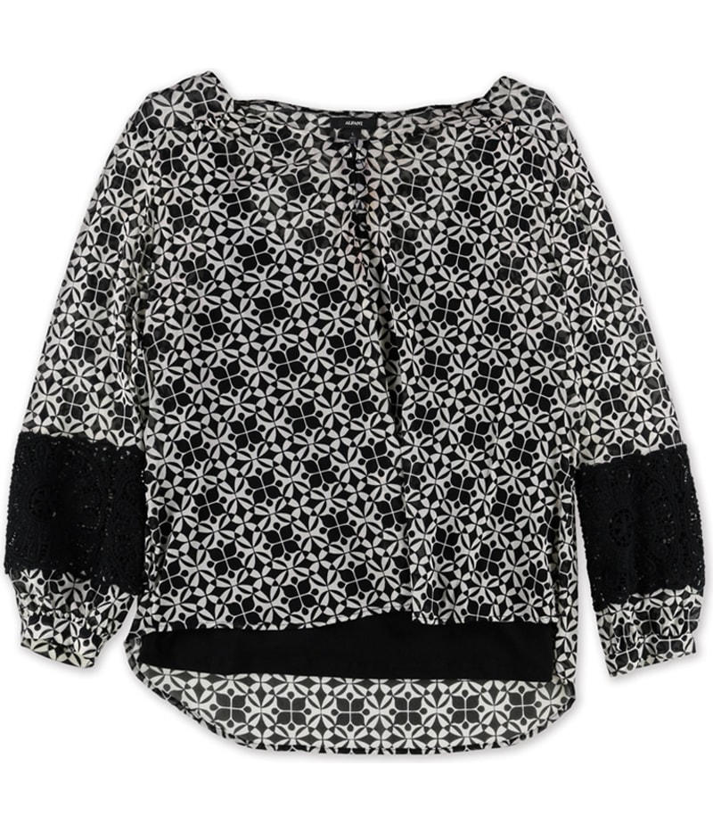 Alfani Womens Abstract Print Shell Blouse