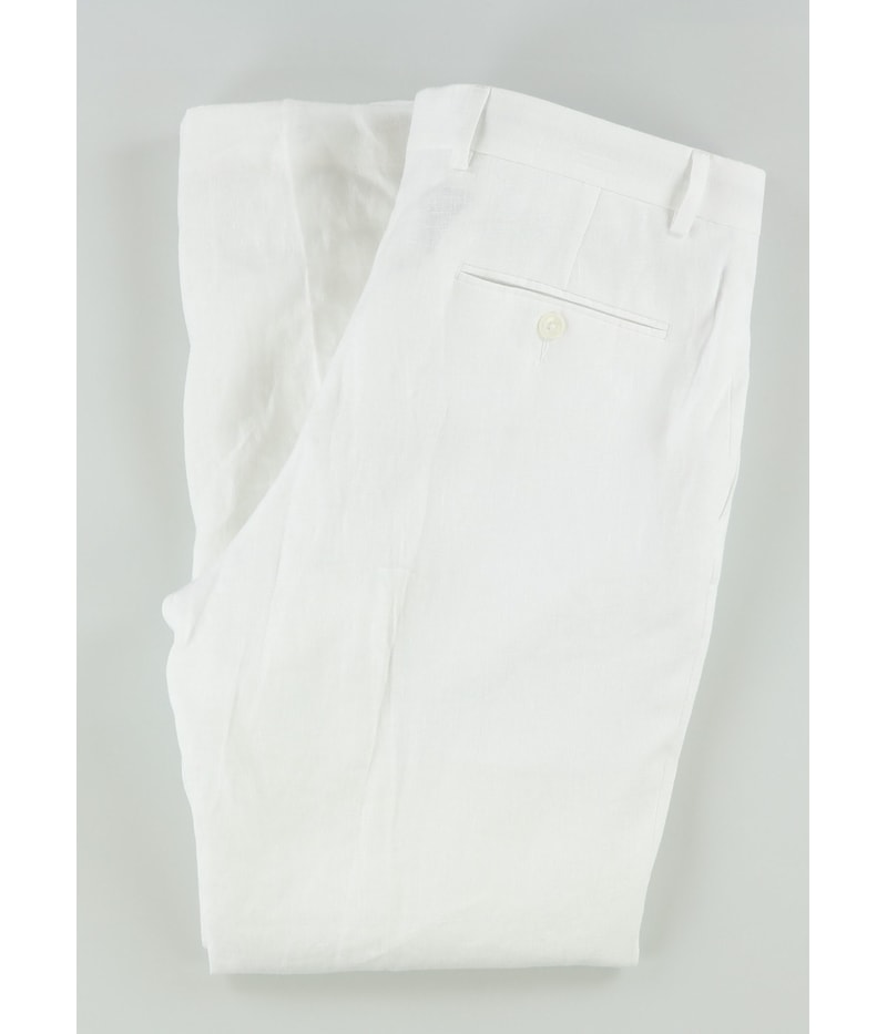 Tommy Hilfiger Mens Linen Straight Leg Slacks Dress Pants