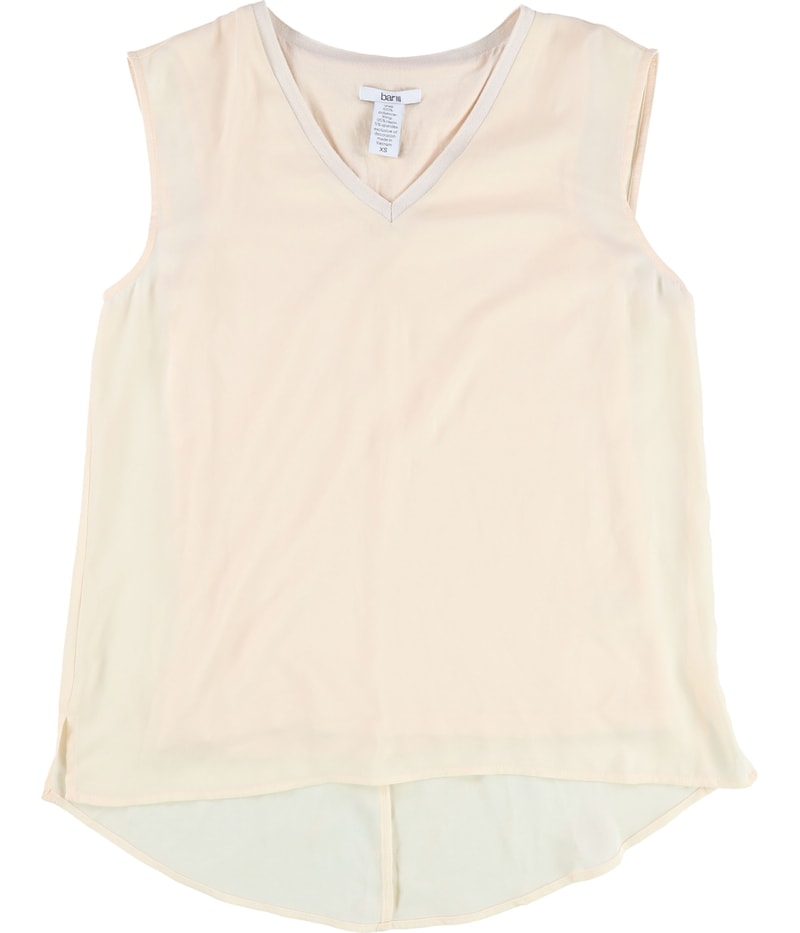bar III Womens V-neck Shell Blouse